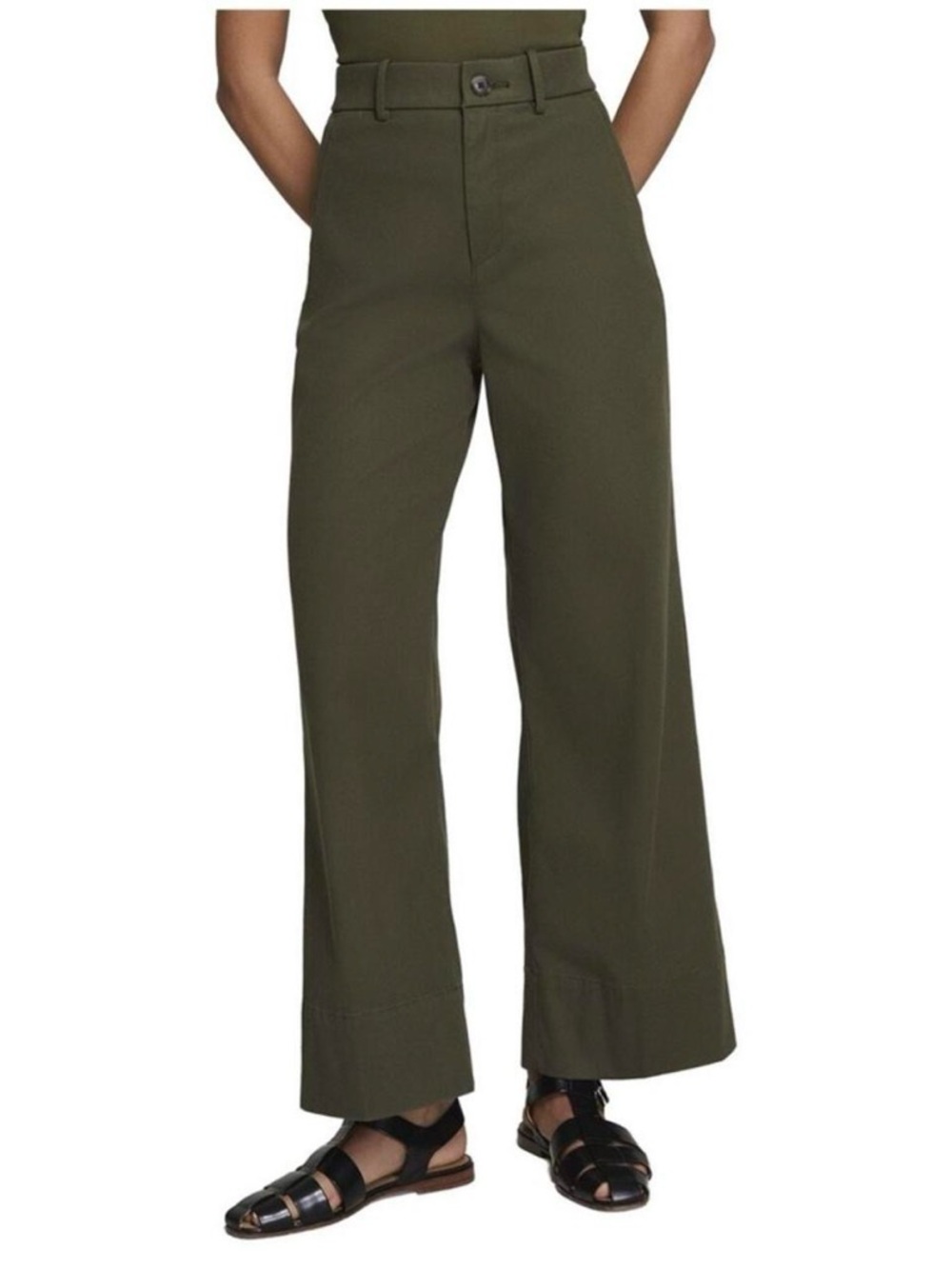 Spanx Stretch Twill Crop Wide Leg 2.0